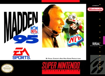 Madden NFL 95 (USA) box cover front